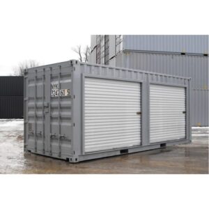 conteneur de stockage 20 pieds avec portes roulantes